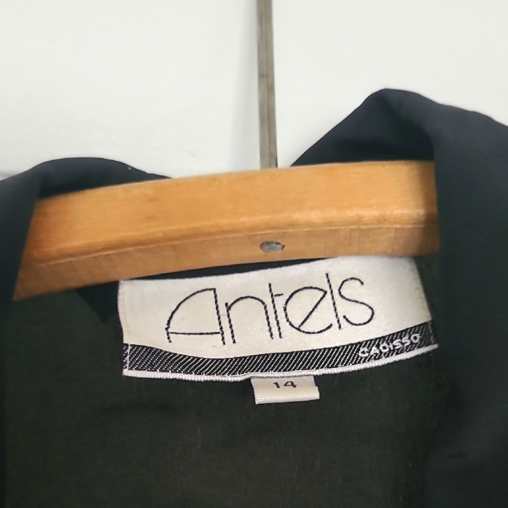 Antels Black Button Up Shirt